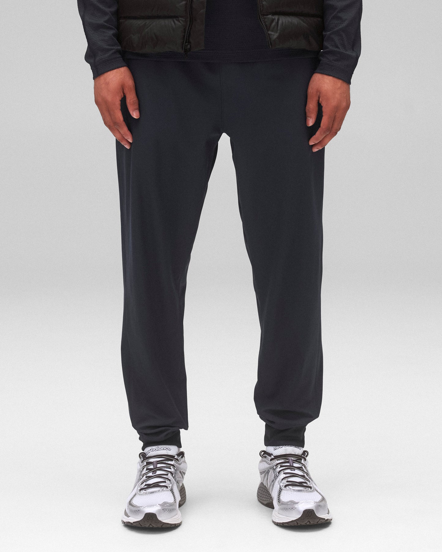 Stretch Warp Knit Coach's Slim Jogger