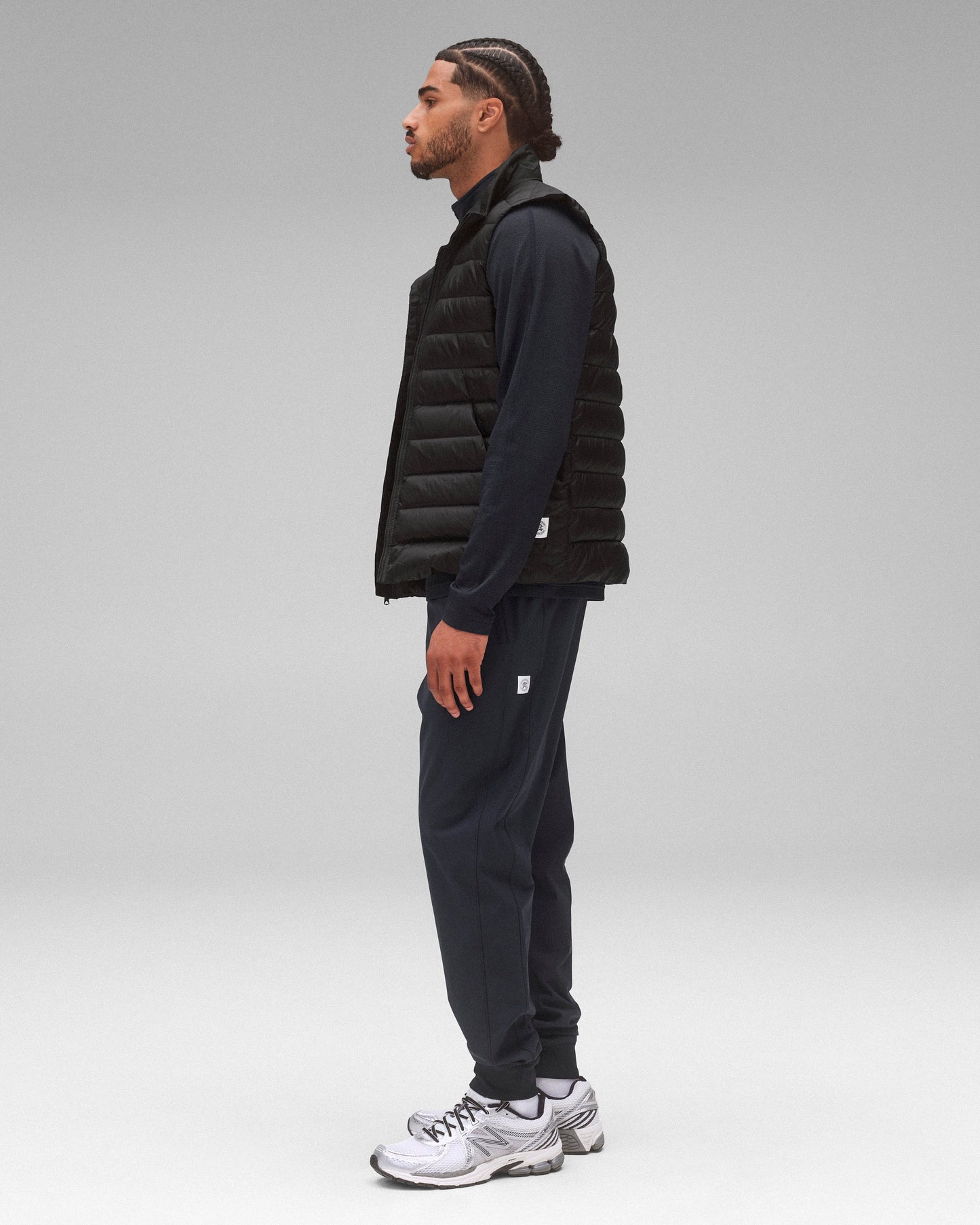 Stretch Warp Knit Coach's Slim Jogger