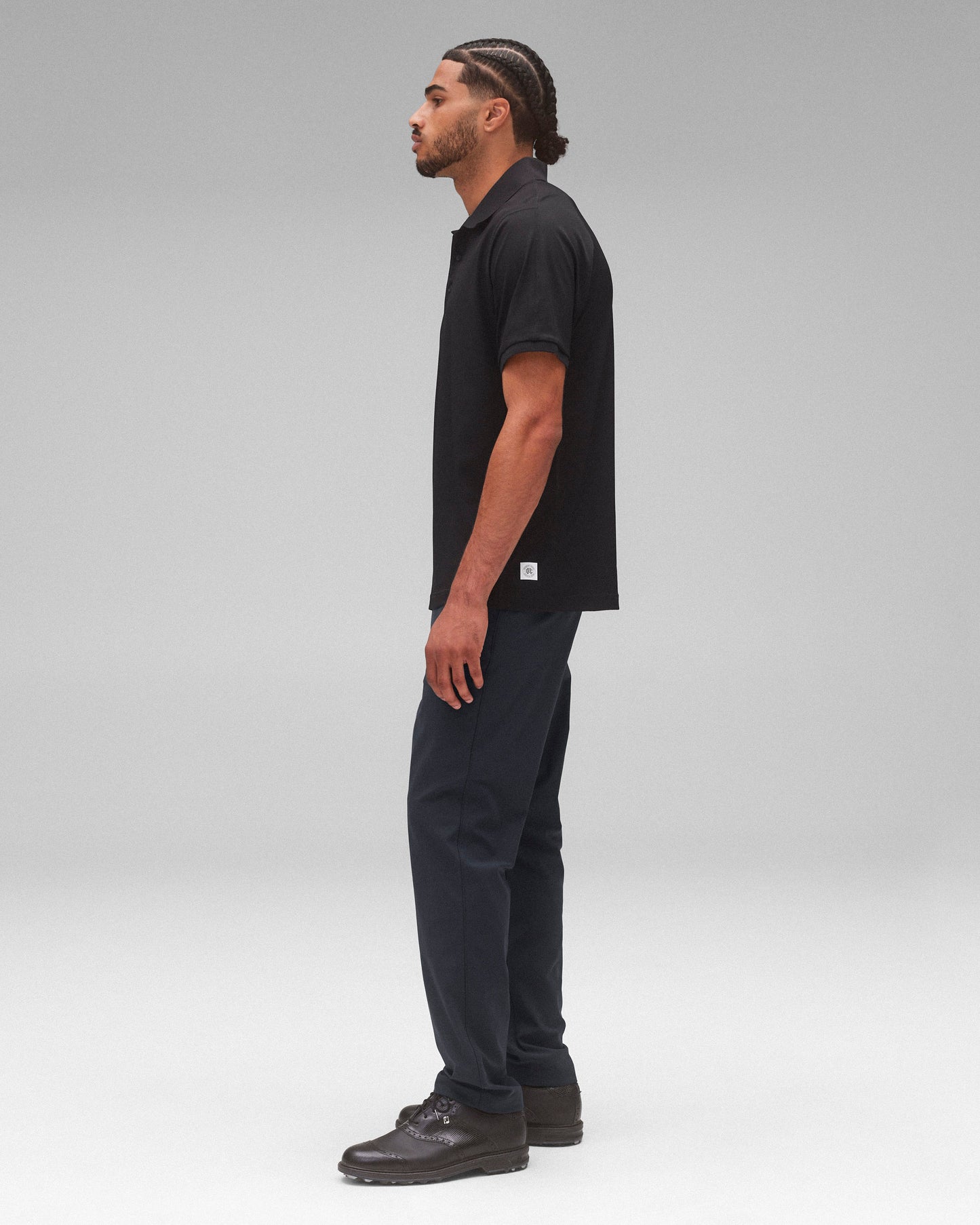 Stretch Warp Knit Slim Coach's Pant