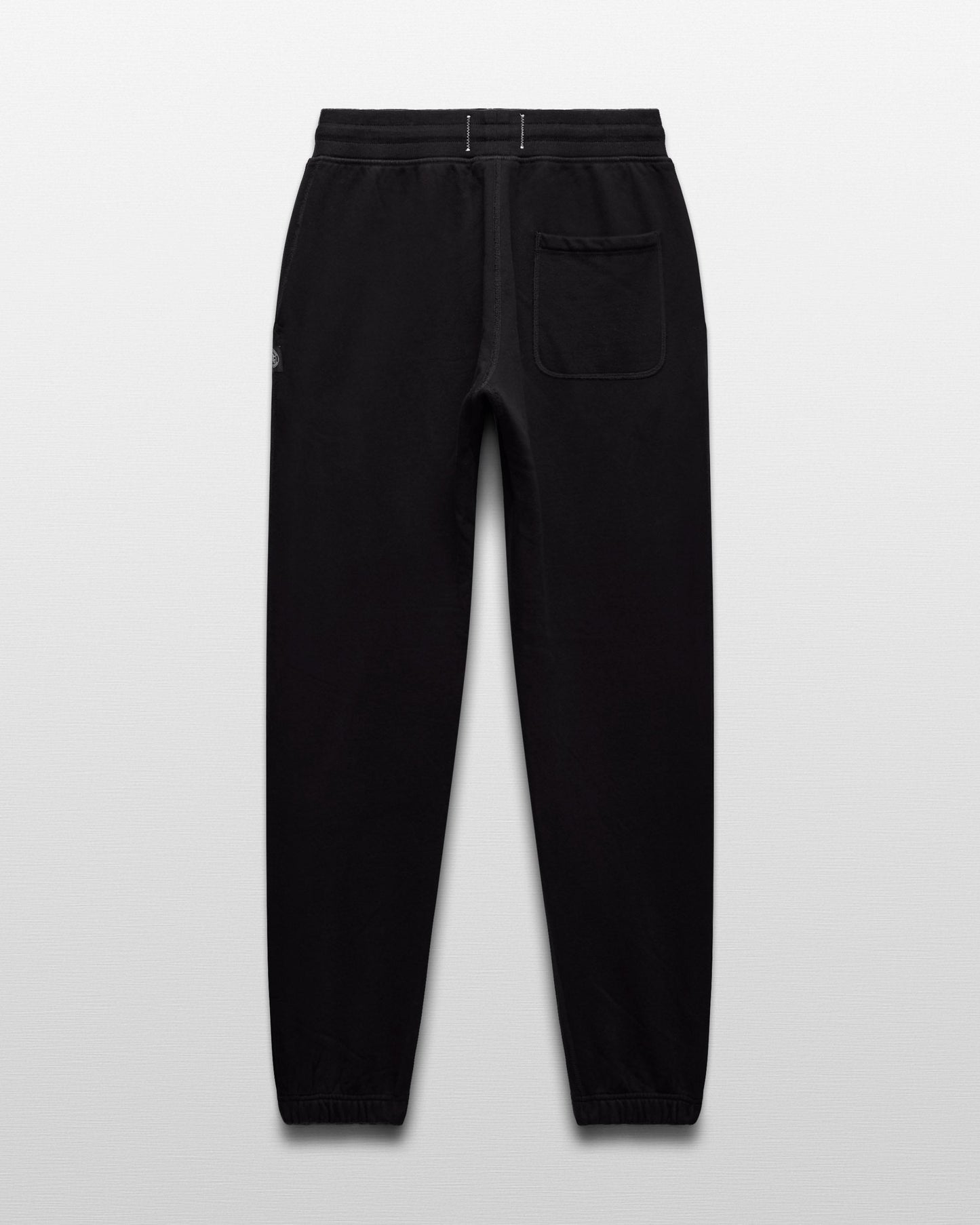 Kyoto Black Midweight Terry Standard Sweatpant