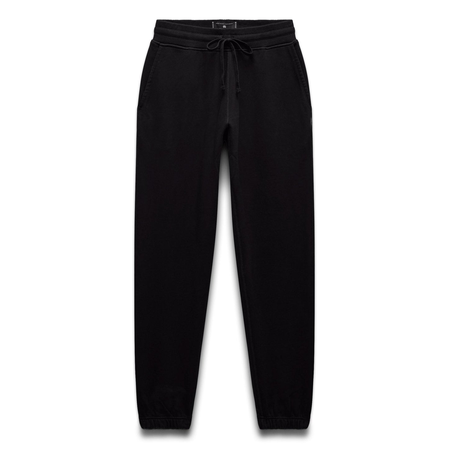 Kyoto Black Midweight Terry Standard Sweatpant