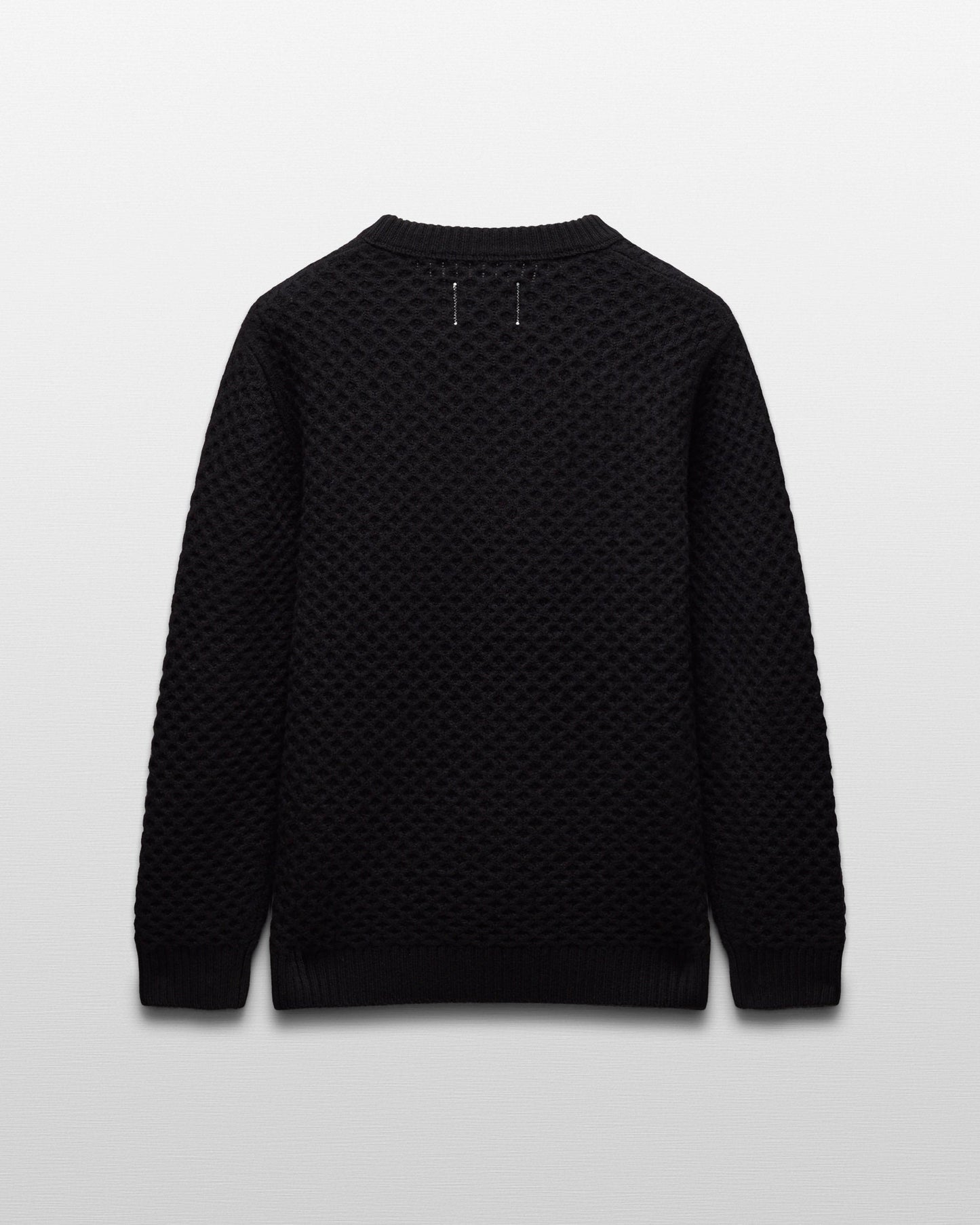 Merino Honeycomb Crewneck