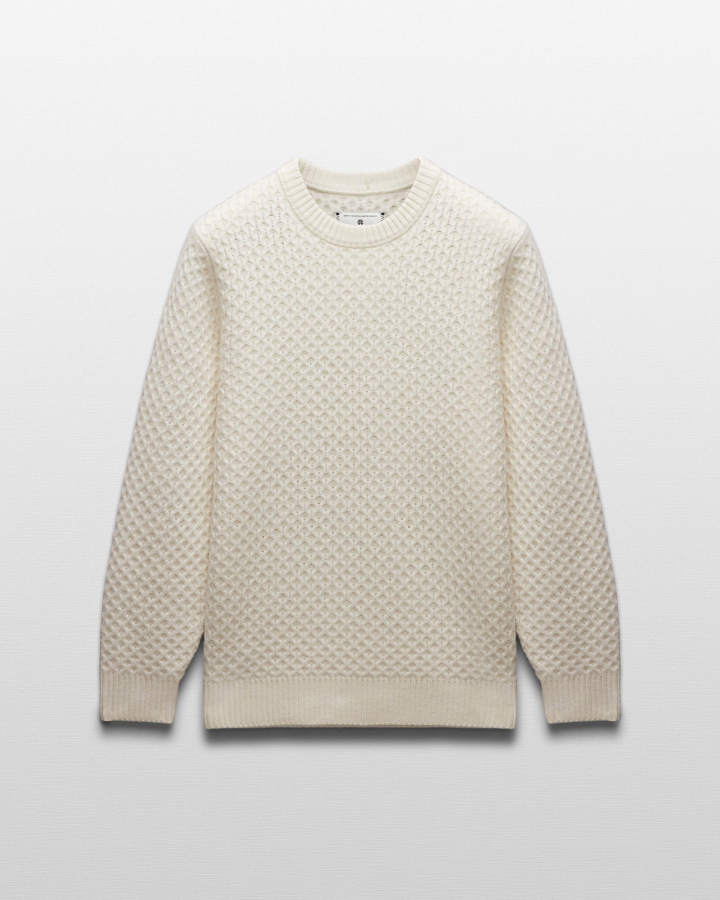 Merino Honeycomb Crewneck