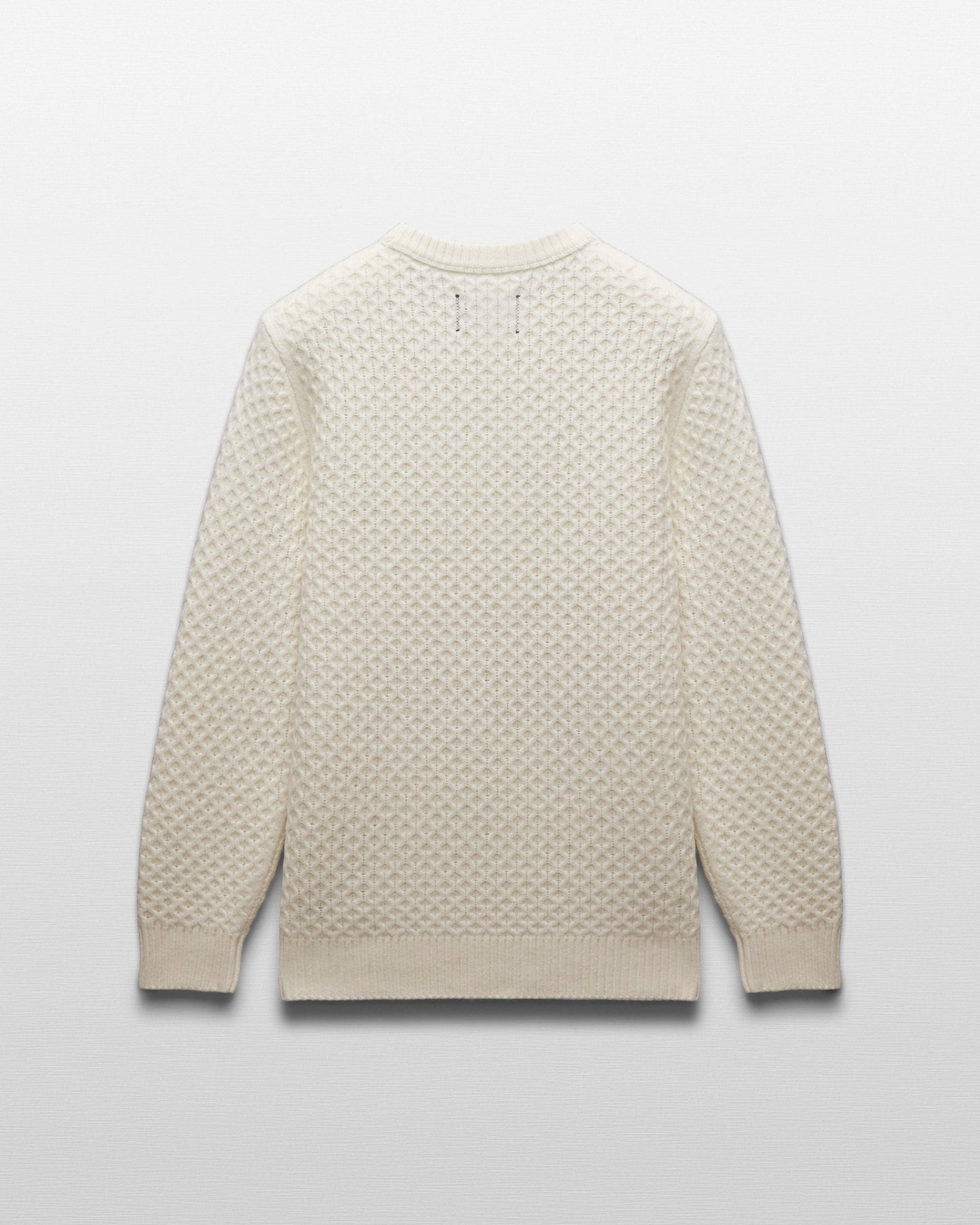 Merino Honeycomb Crewneck