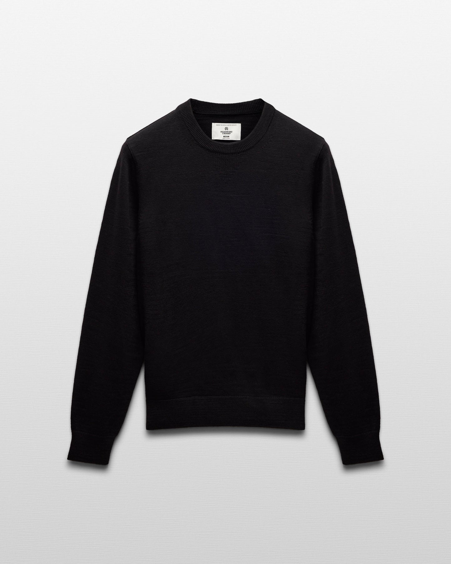 Cotton Slub Laurel Crewneck