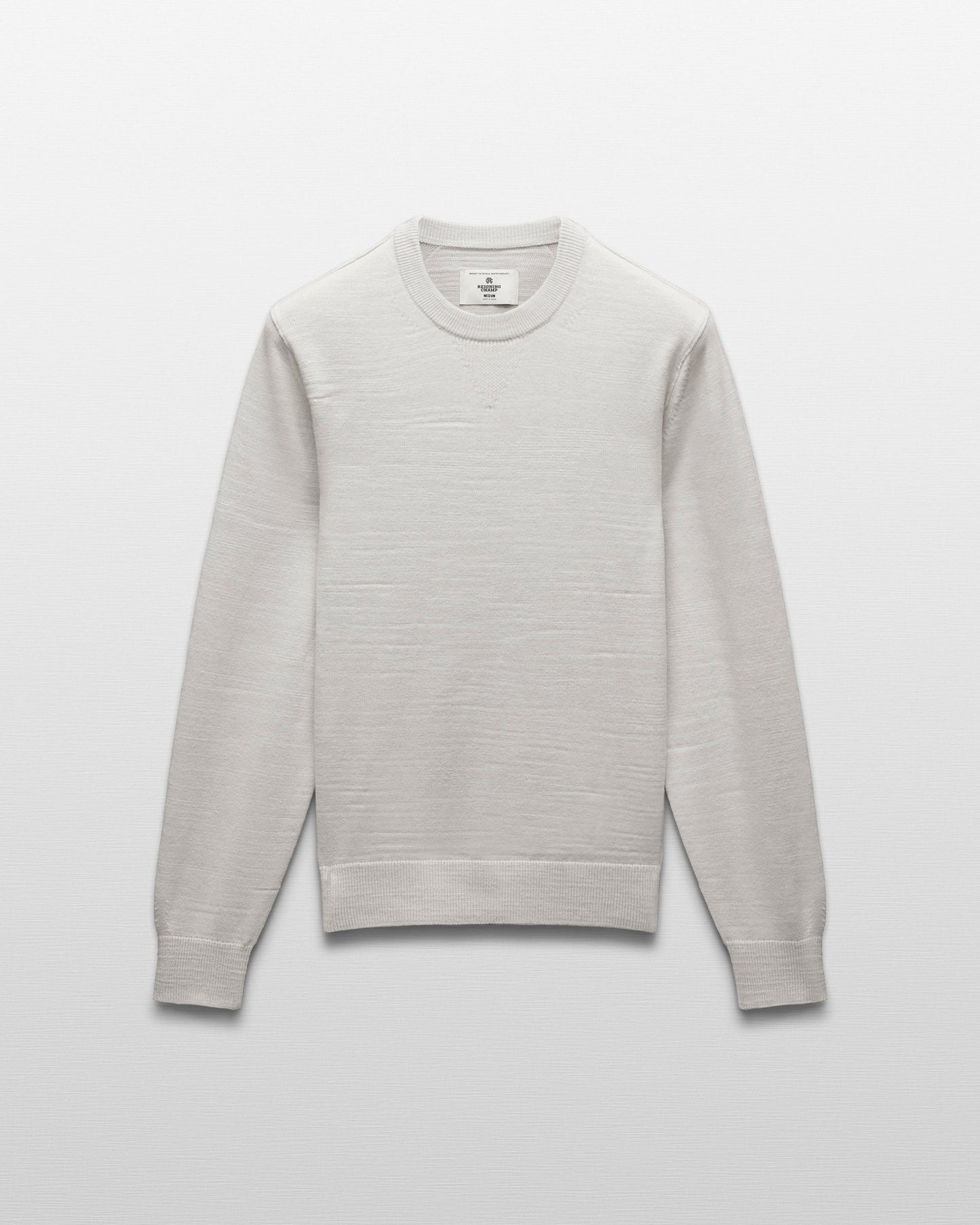 Cotton Slub Laurel Crewneck