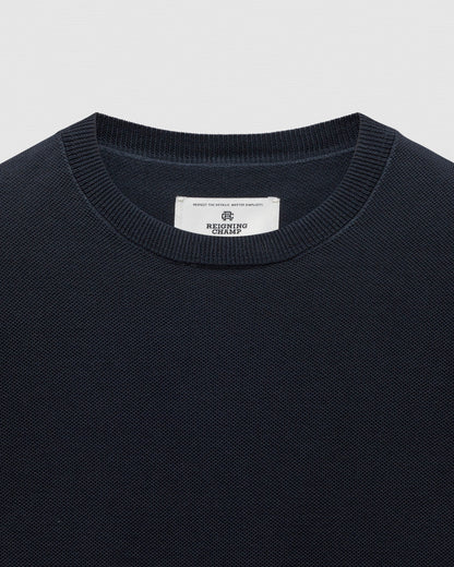 Supima Pique Ace Crewneck