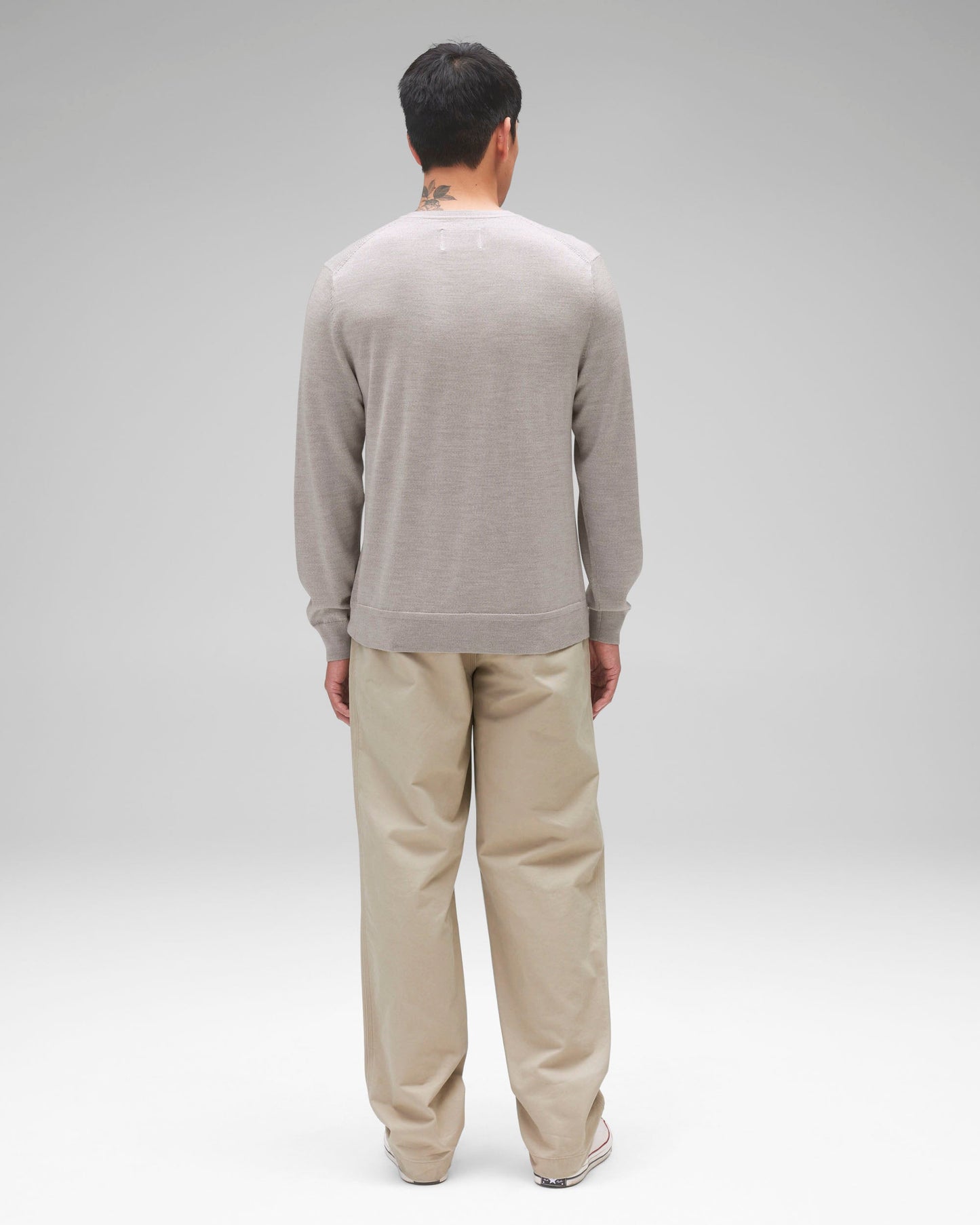 Lightweight Merino Harry Crewneck