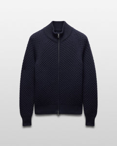 Merino Honeycomb Track Jacket