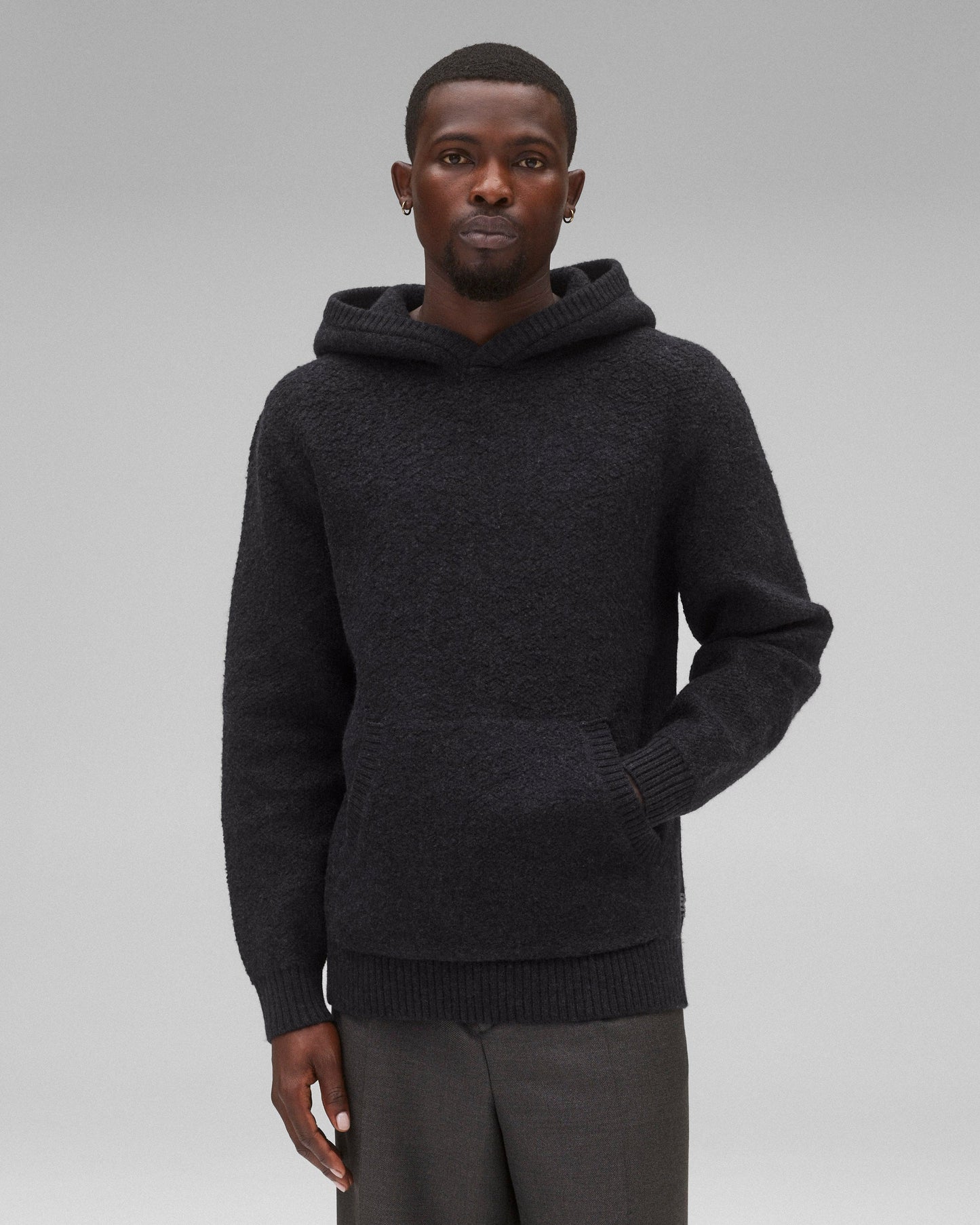 Textured Boucle Turf Hoodie