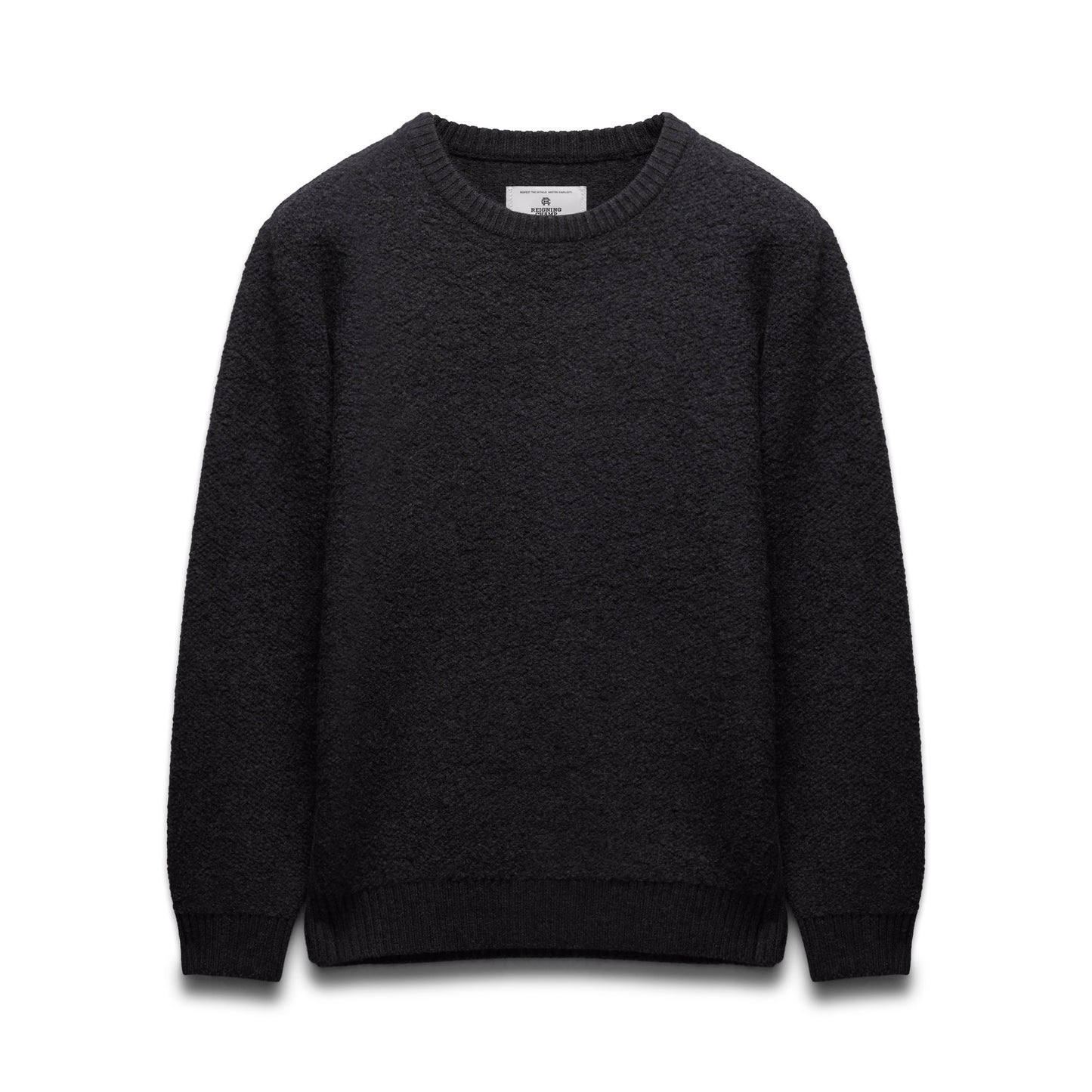 Textured Boucle Turf Crewneck