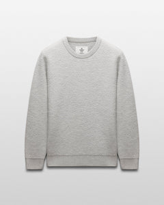 Textured Boucle Turf Crewneck