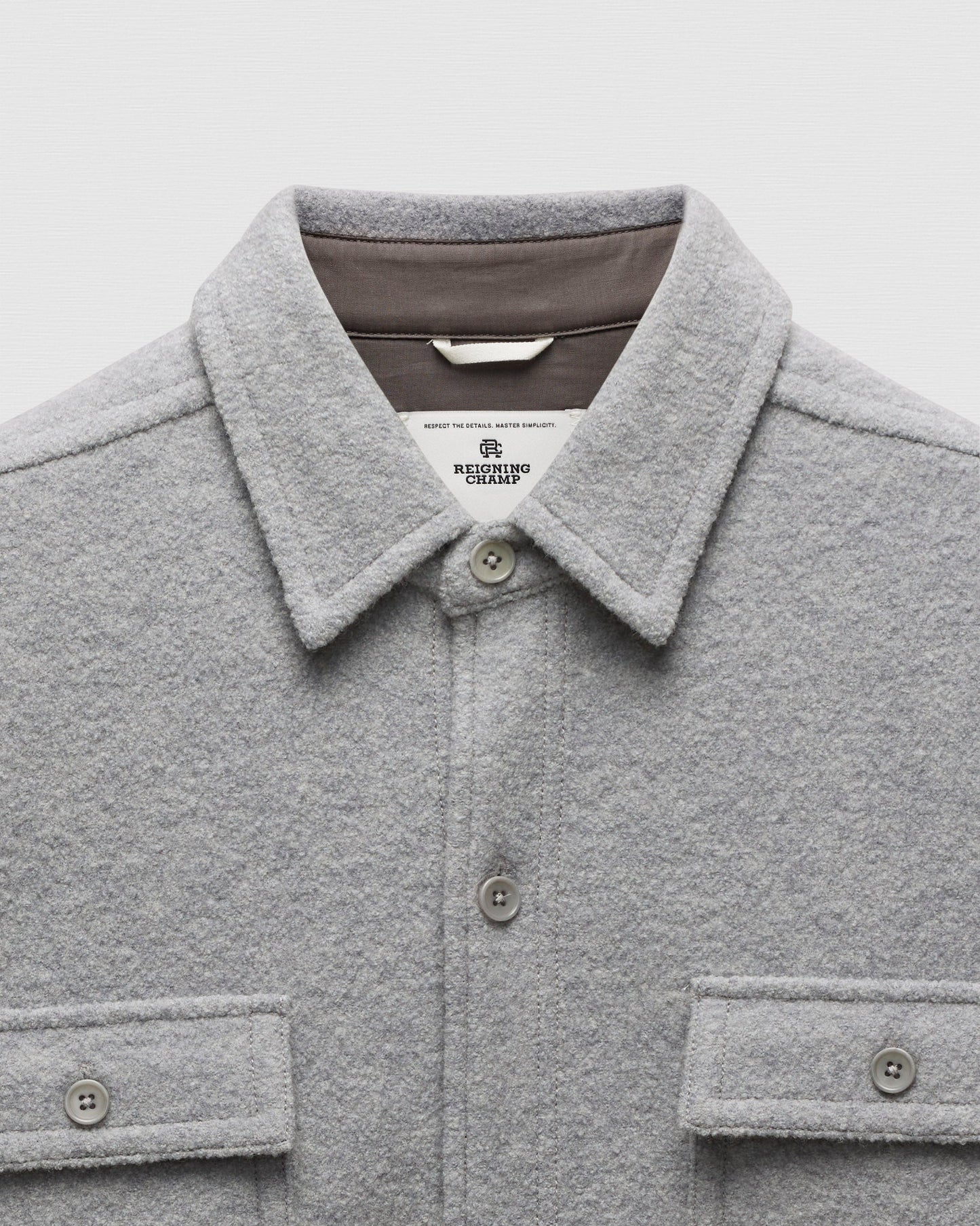 Boiled Wool Warden Overshirt