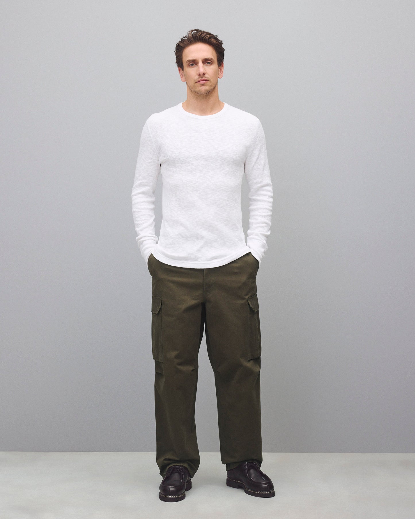 1x1 Slub Slim Long Sleeve