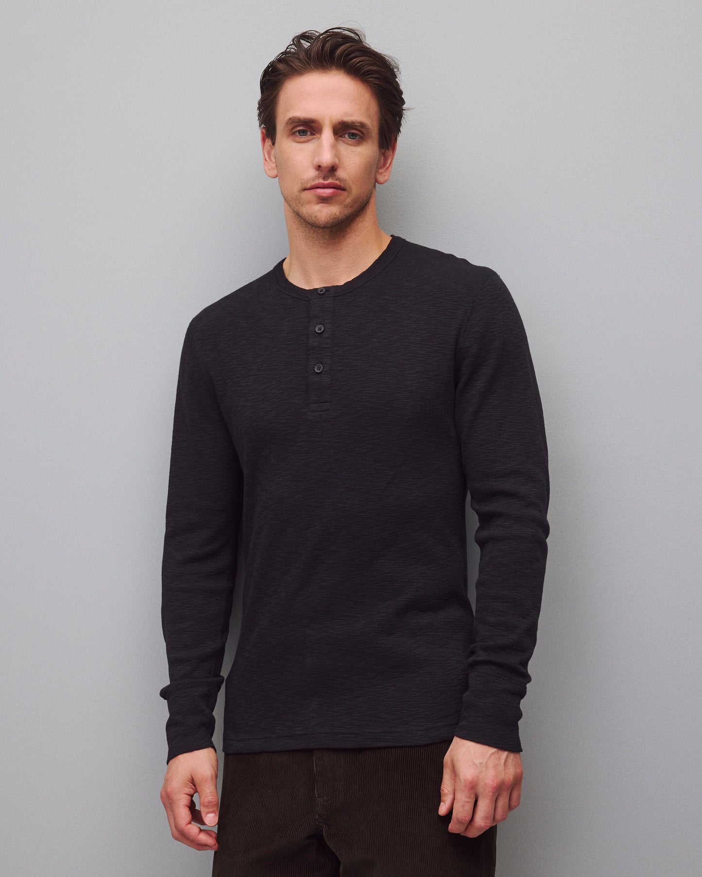 1X1 Slub Slim Henley