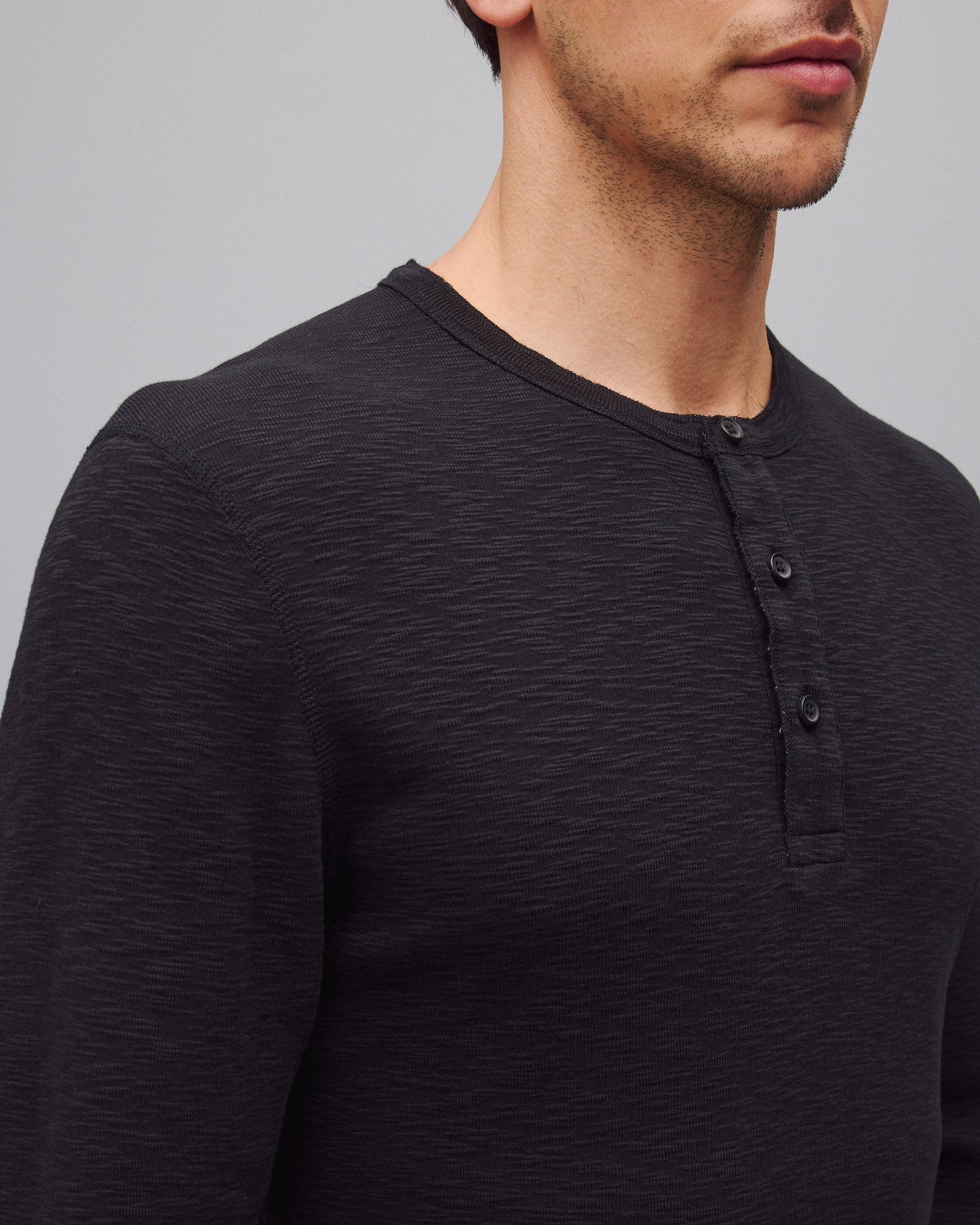 1X1 Slub Slim Henley