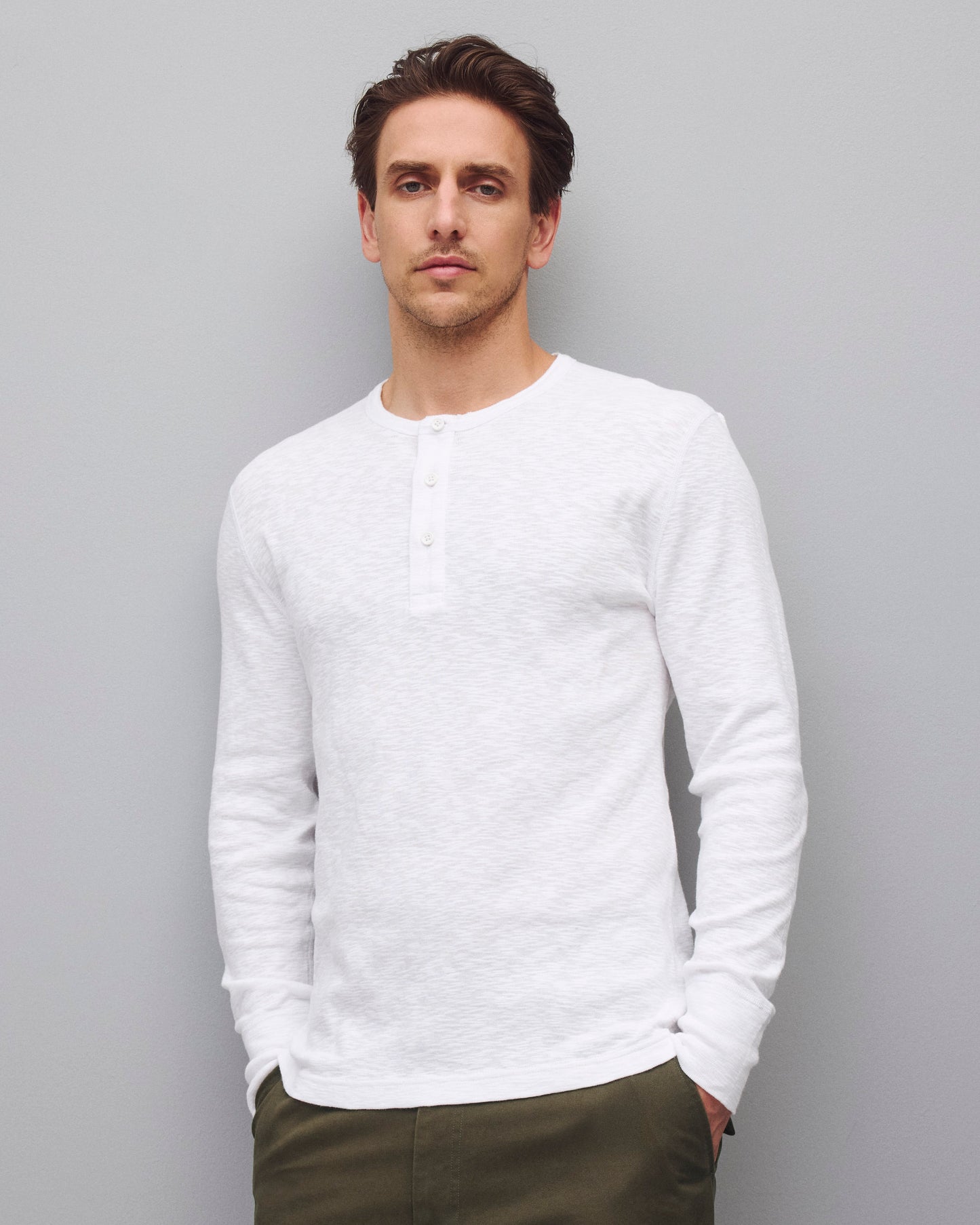 1X1 Slub Slim Henley