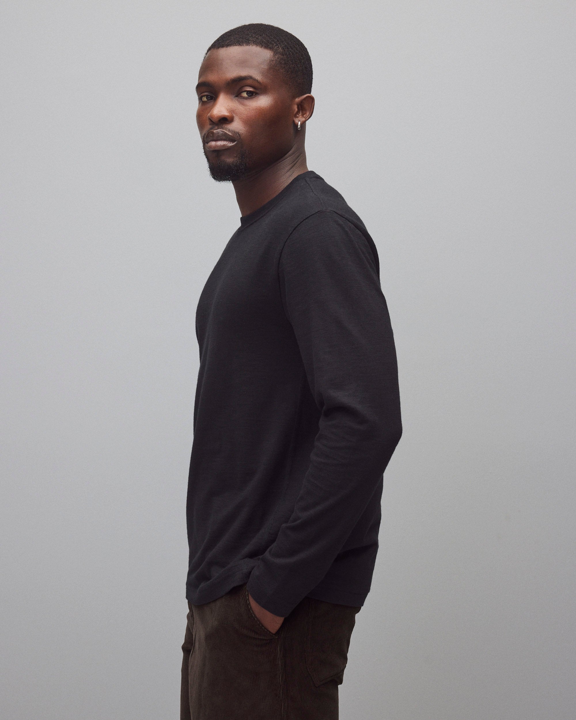 Slub Jersey Premier Standard Long Sleeve | Reigning Champ