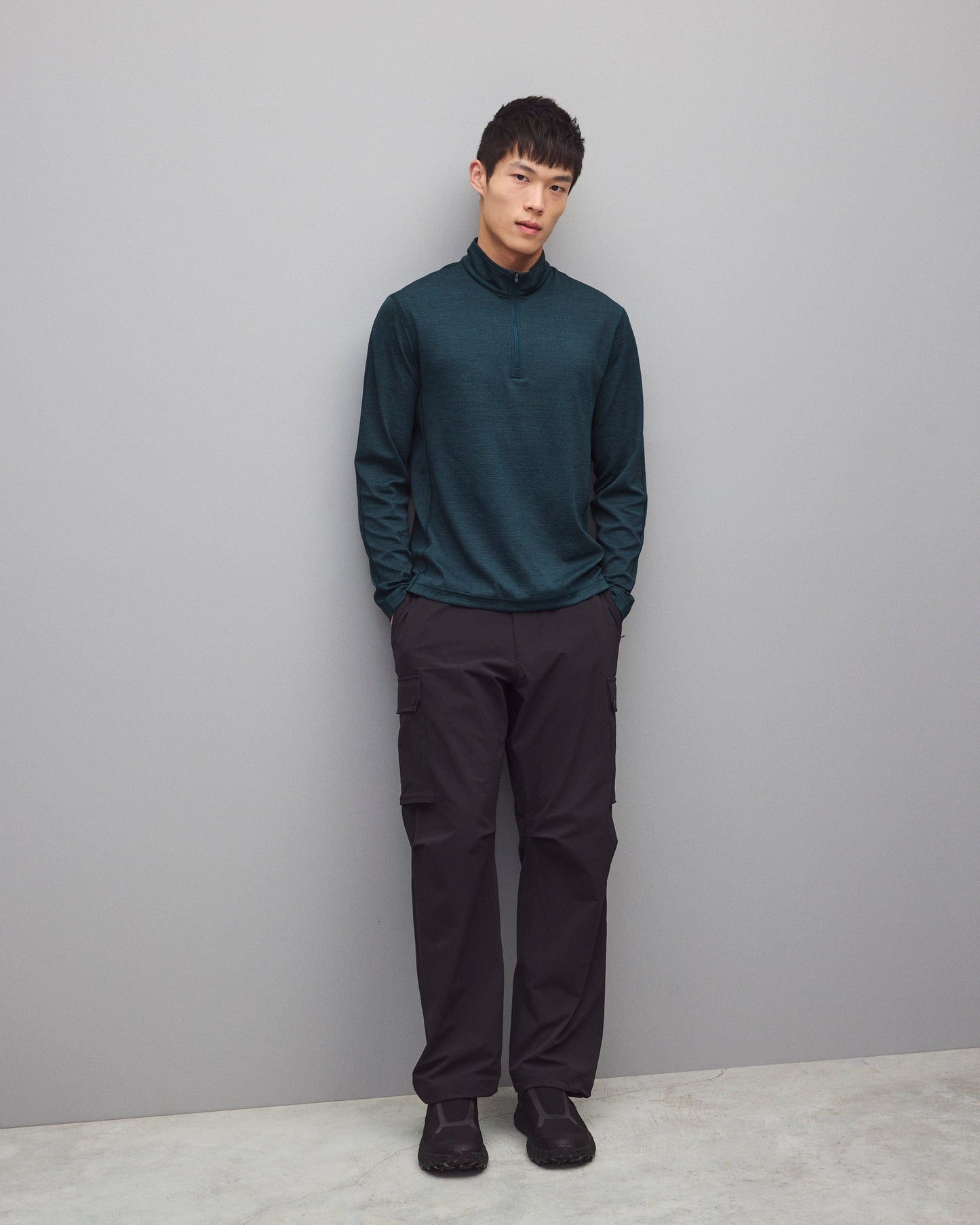 Solotex Mesh Tiebreak Standard Quarter Zip