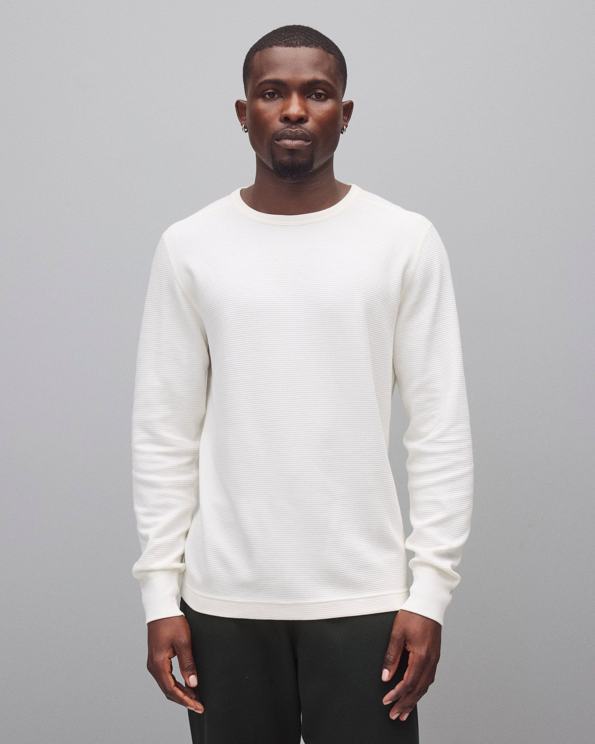 Lightweight Waffle Standard Long Sleeve | Reigning Champ