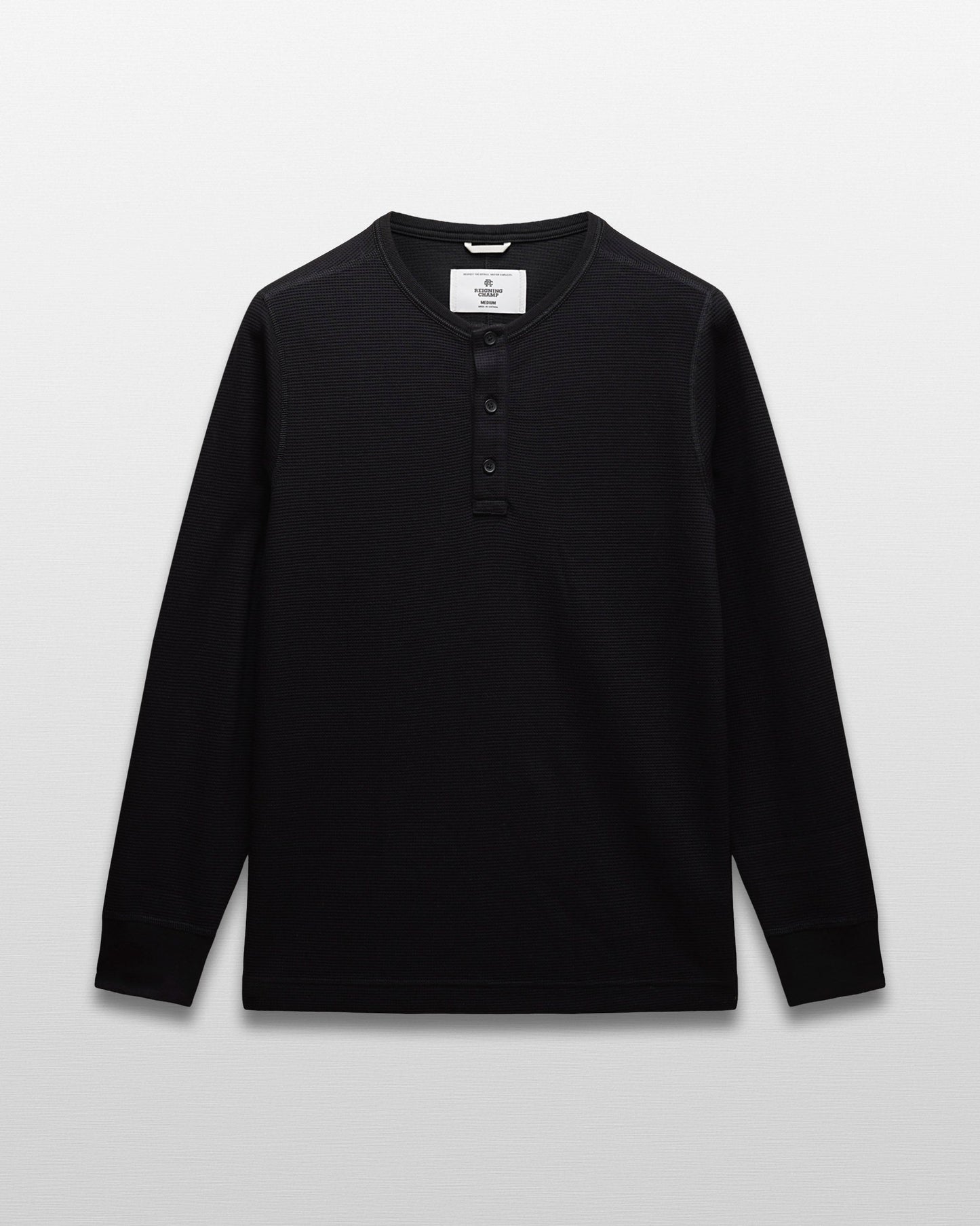 Lightweight Waffle Standard Henley