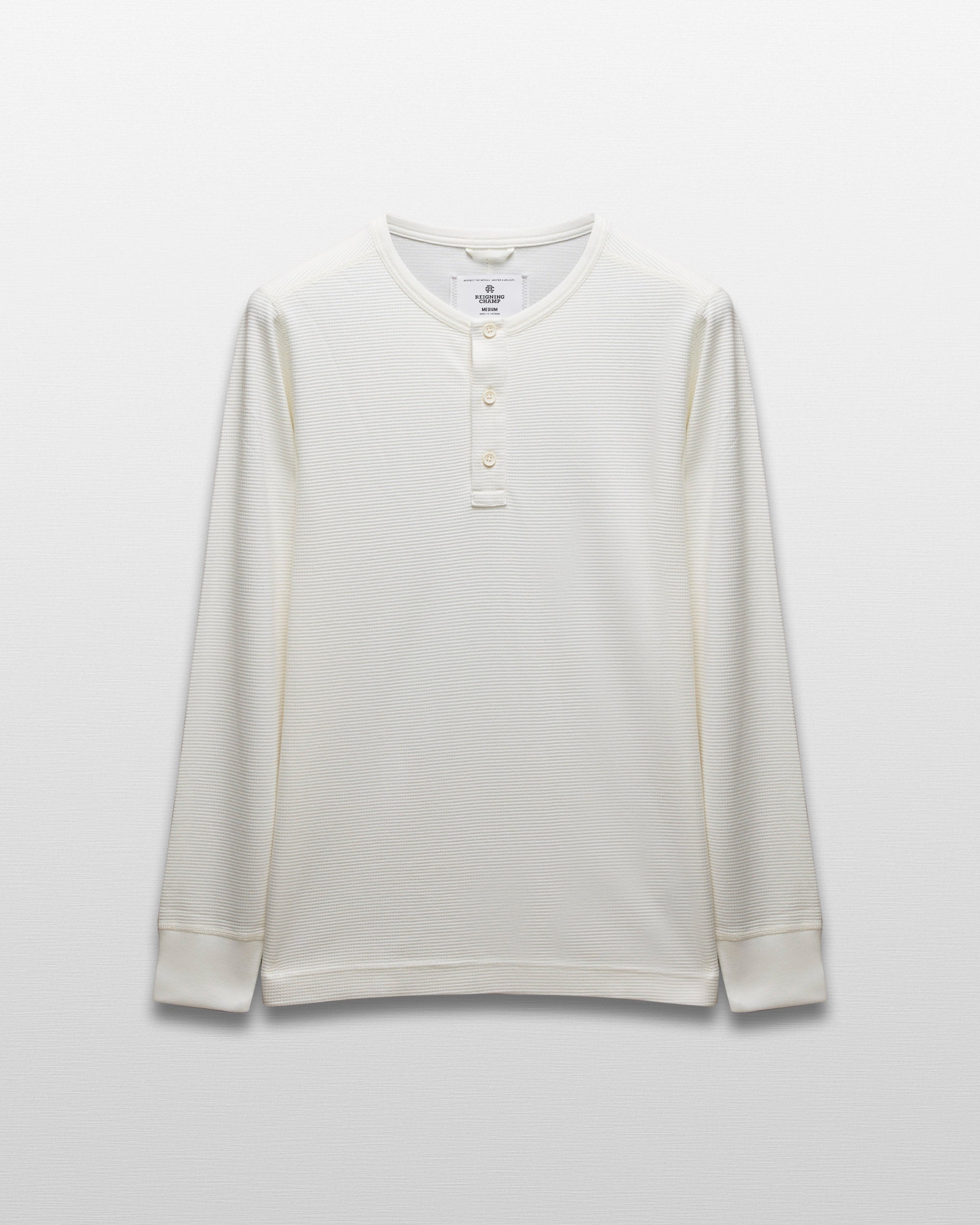 Lightweight Waffle Standard Henley | Reigning Champ | Reigning