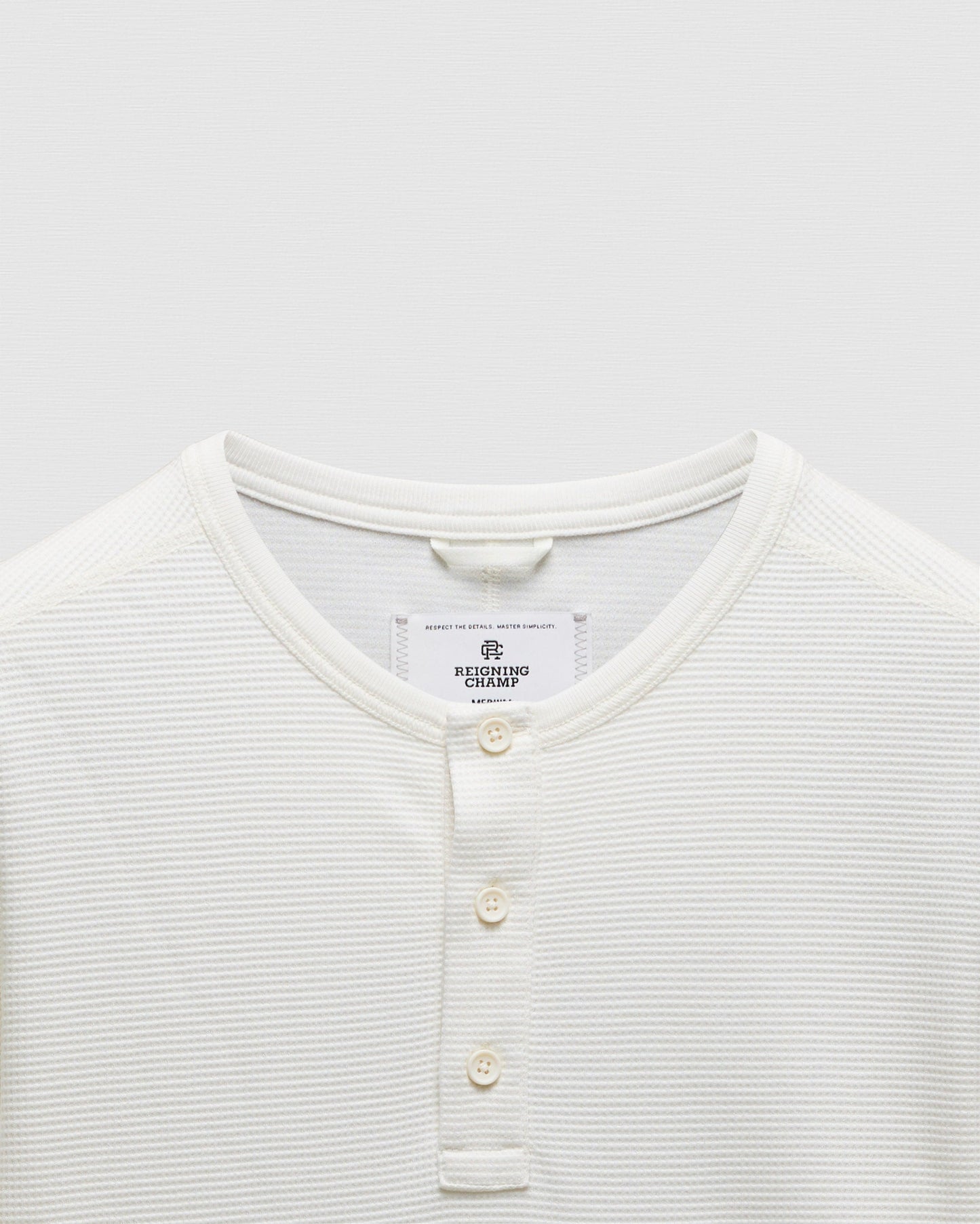 Lightweight Waffle Standard Henley