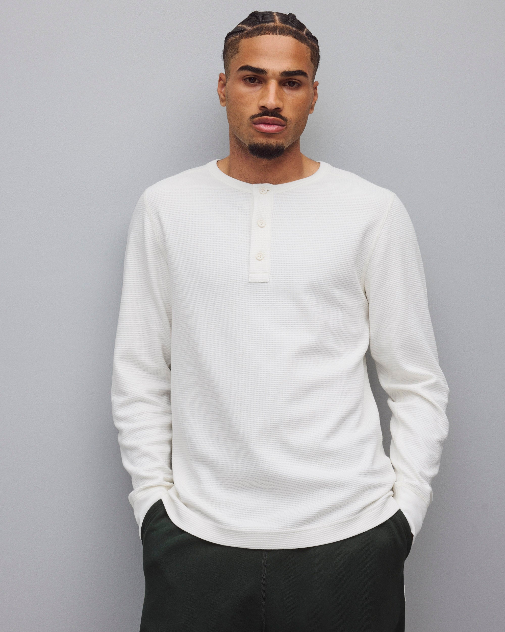 Lightweight Waffle Standard Henley | Reigning Champ | Reigning