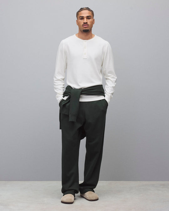 Lightweight Waffle Standard Henley