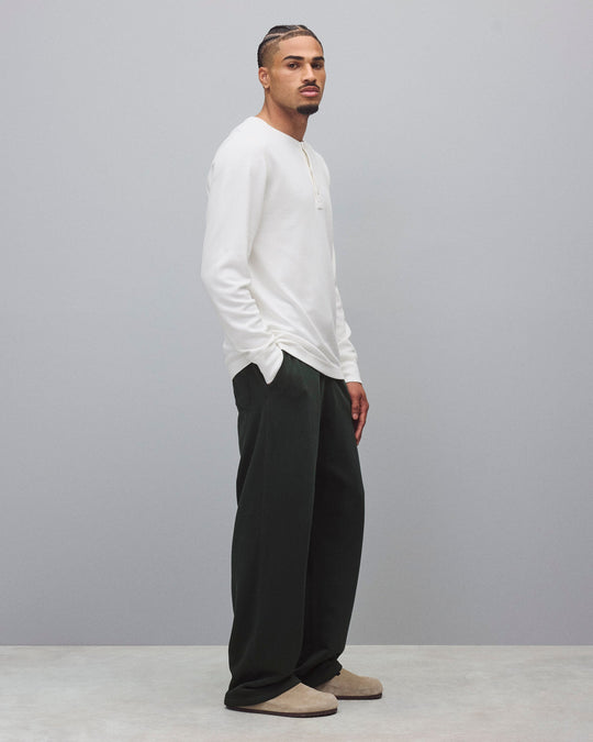Lightweight Waffle Standard Henley