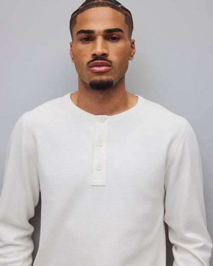 Lightweight Waffle Standard Henley