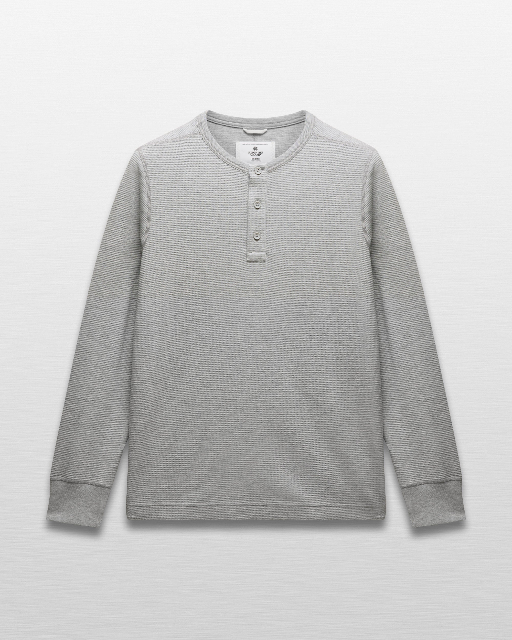 Lightweight Waffle Standard Henley | Reigning Champ | Reigning