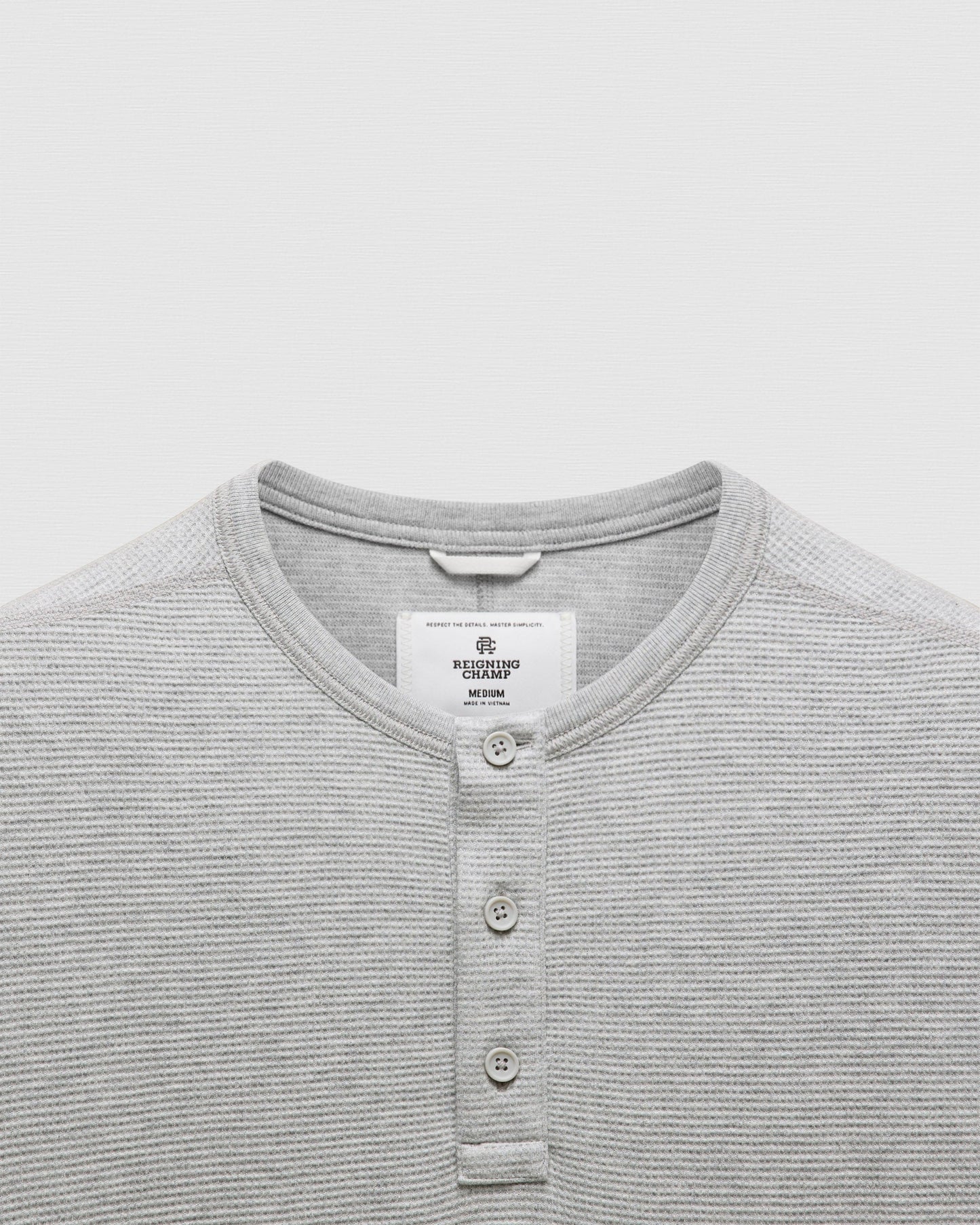 Lightweight Waffle Standard Henley