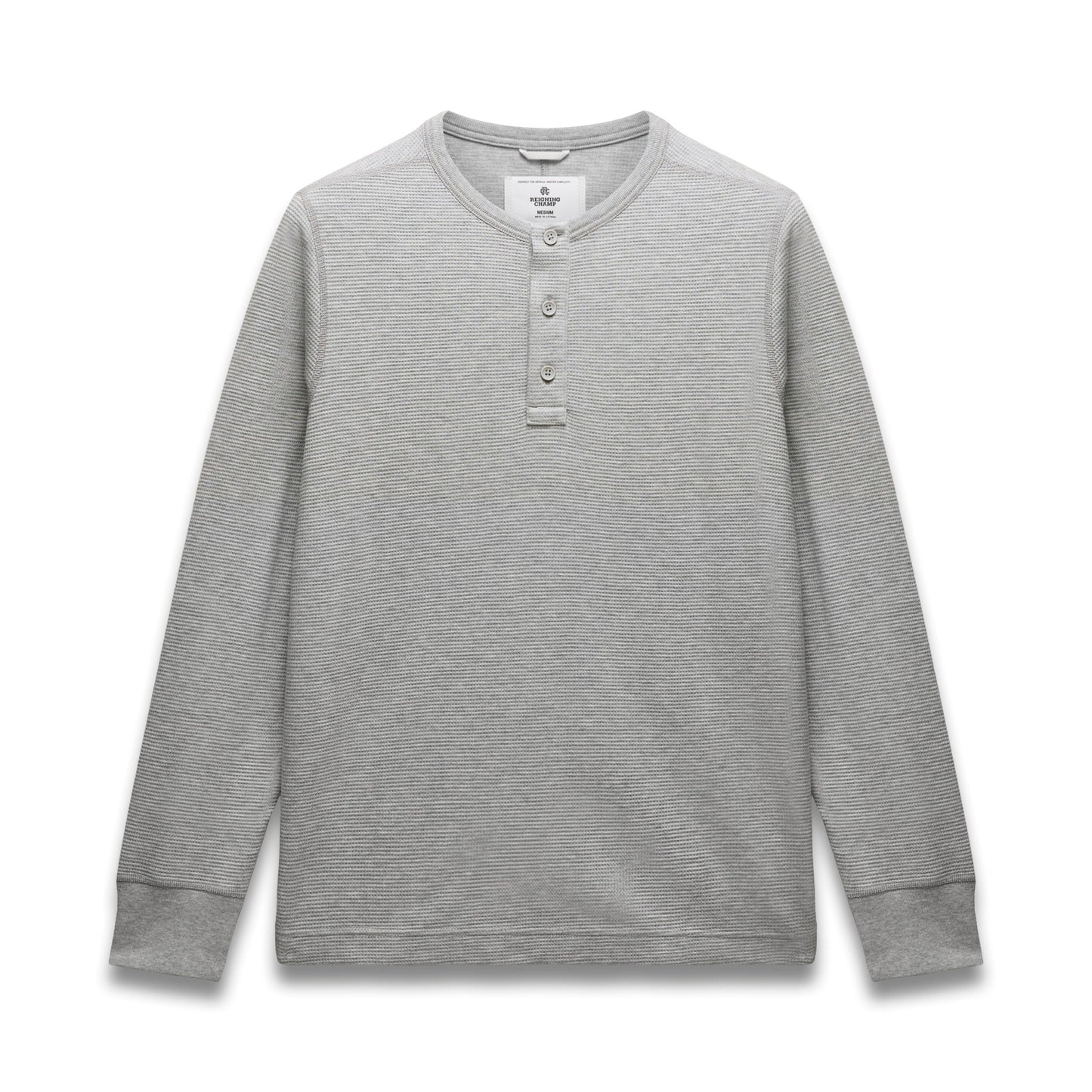 Lightweight Waffle Standard Henley