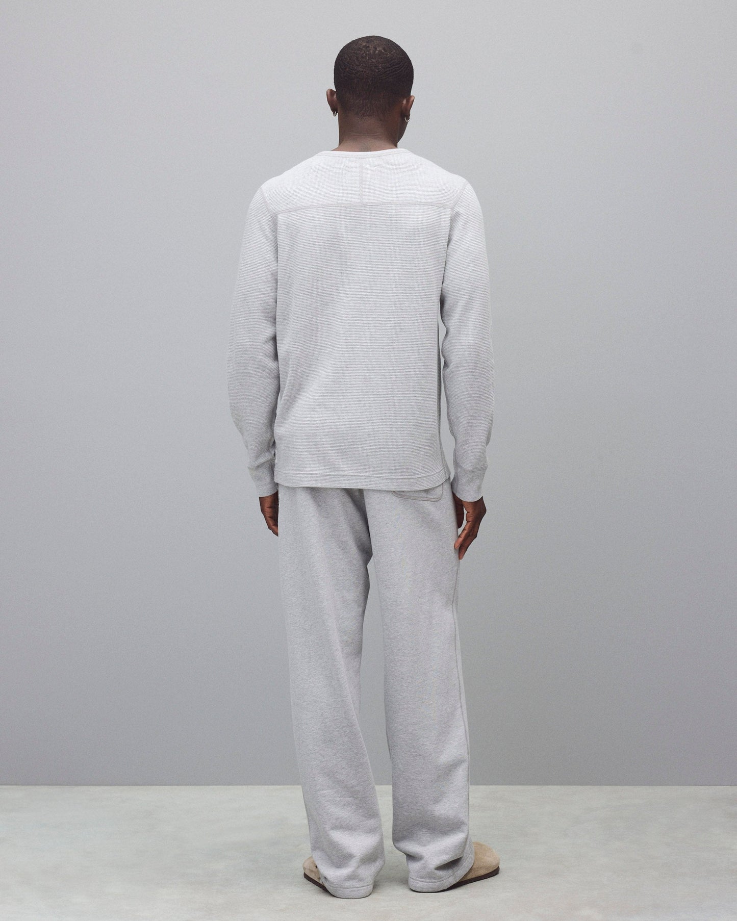 Lightweight Waffle Standard Henley