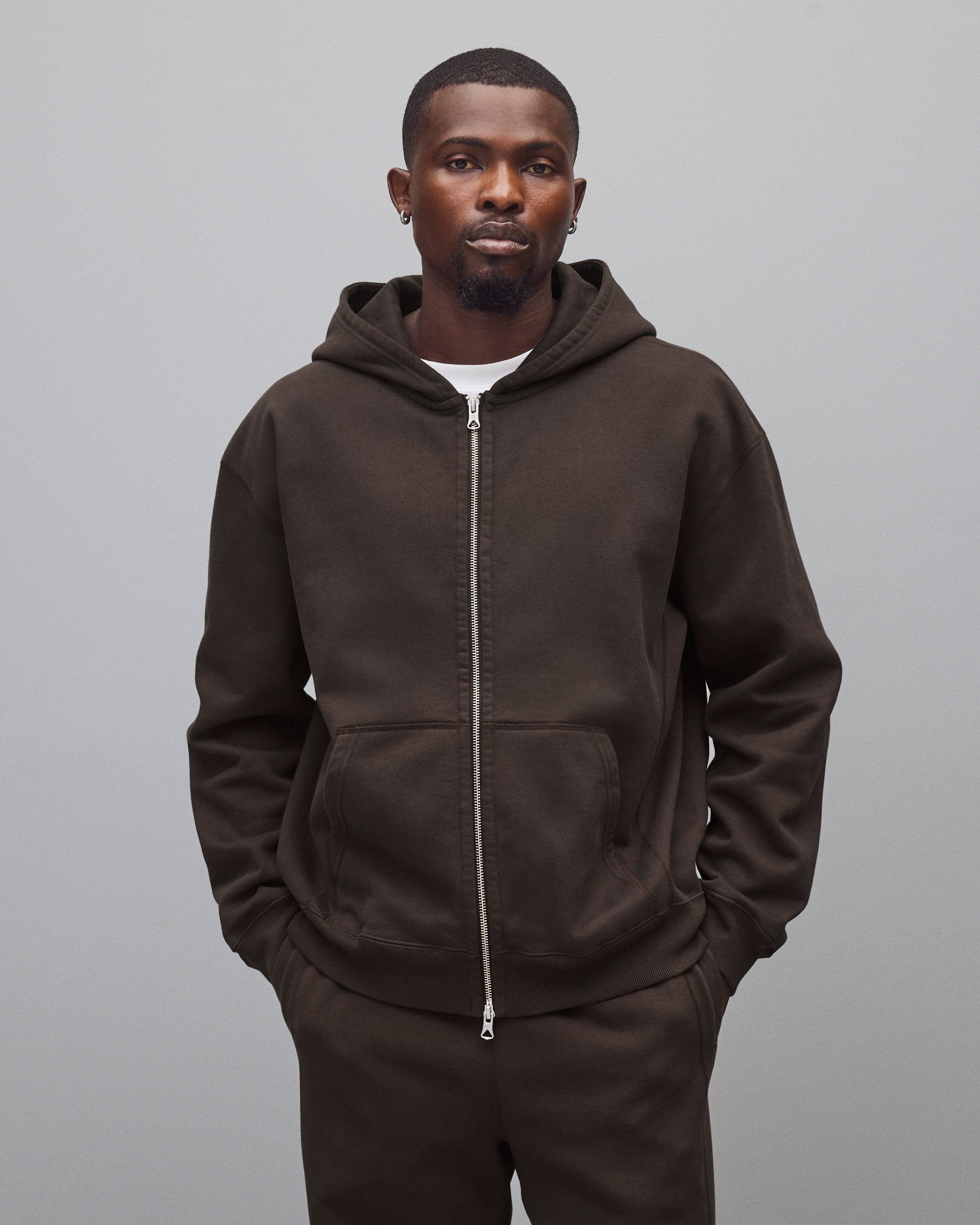 Brushed Fleece '97 Relaxed Zip Hoodie | Reigning Champ | Reigning