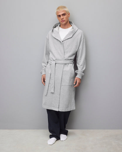 Midweight Terry Relaxed Hooded Robe