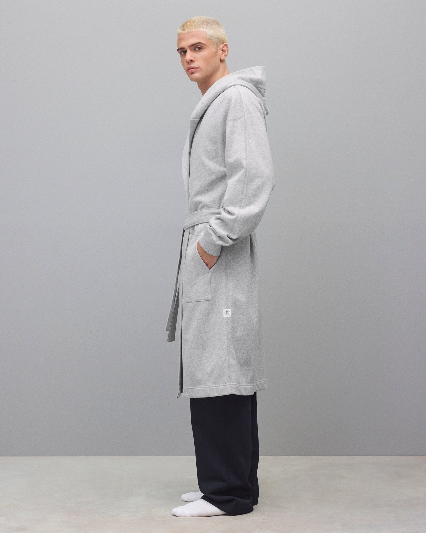 Midweight Terry Relaxed Hooded Robe