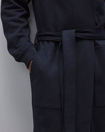 Midweight Terry Relaxed Hooded Robe