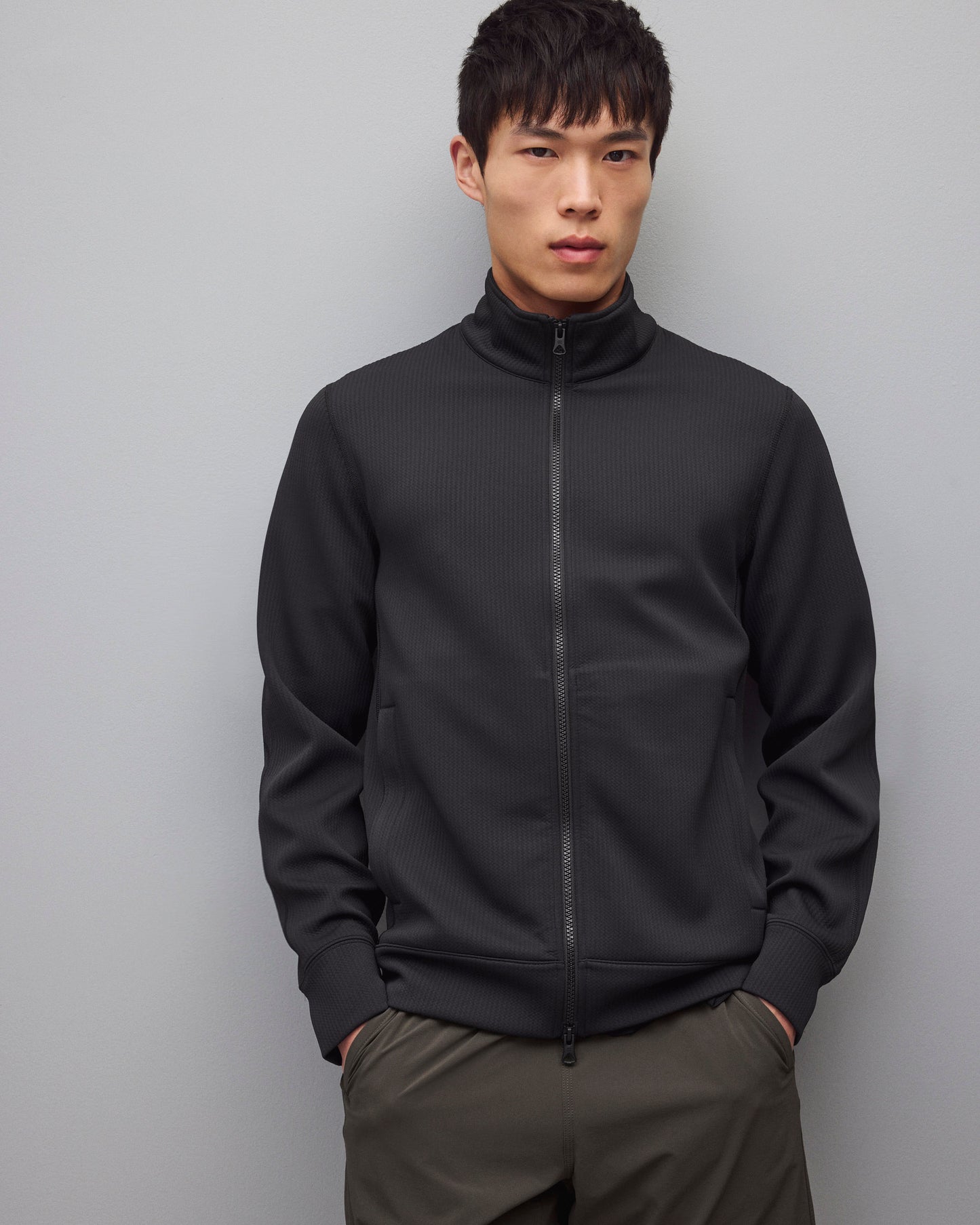 Double Knit Rally Slim Track Jacket