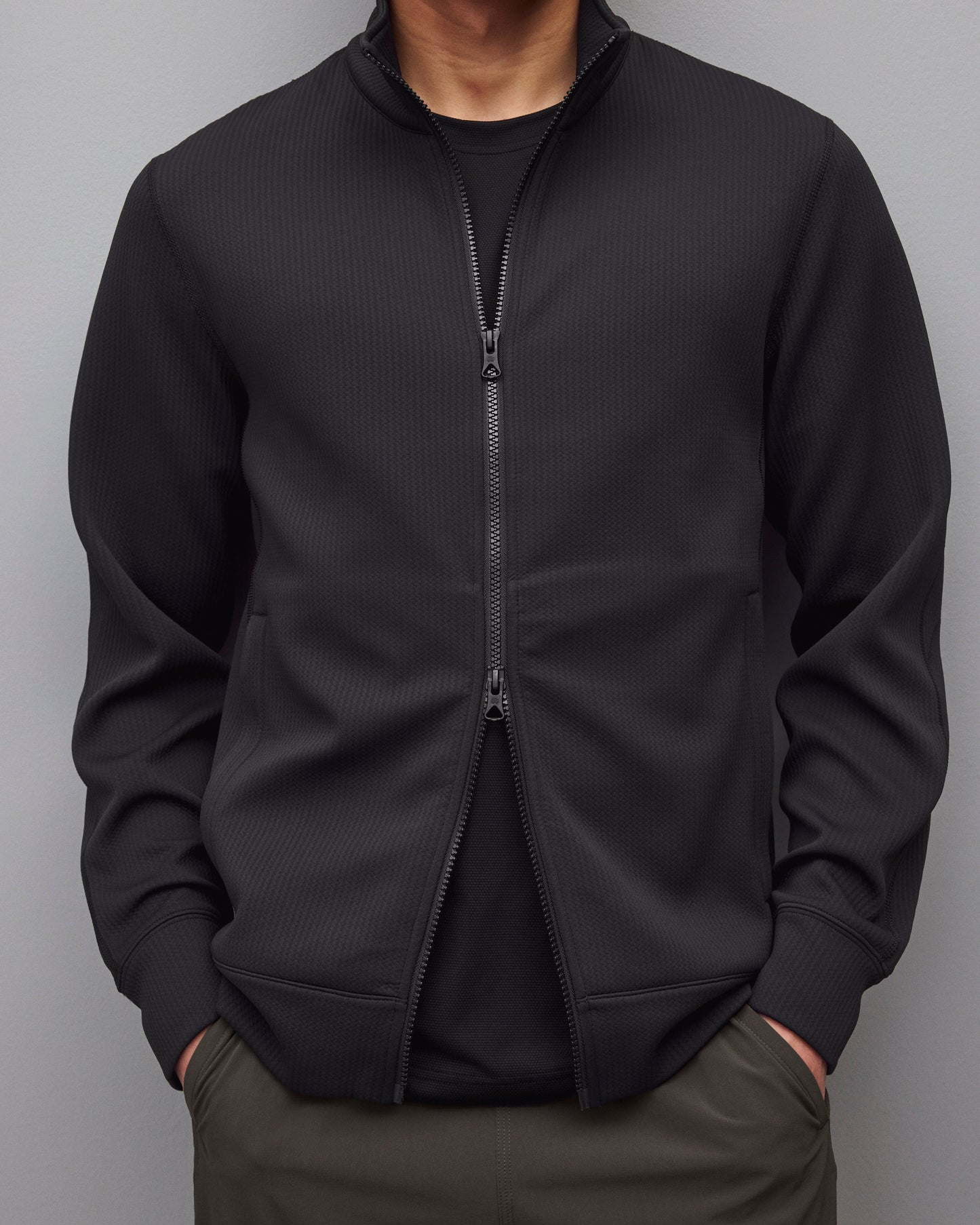 Double Knit Rally Slim Track Jacket