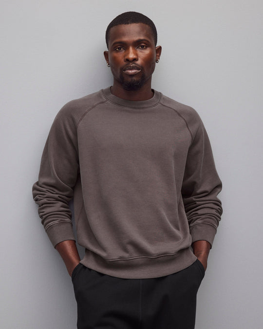 Midweight Terry Fadeaway Standard Crewneck