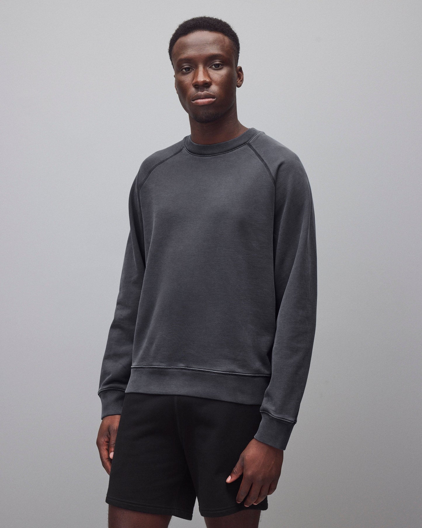 Midweight Terry Fadeaway Standard Crewneck