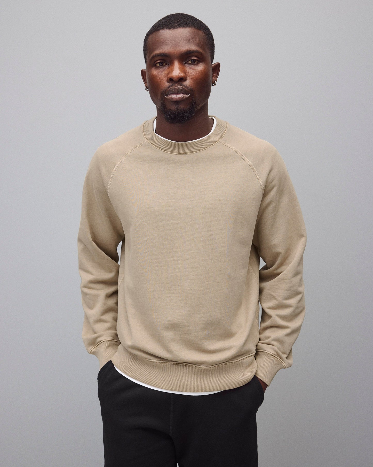 Midweight Terry Fadeaway Standard Crewneck