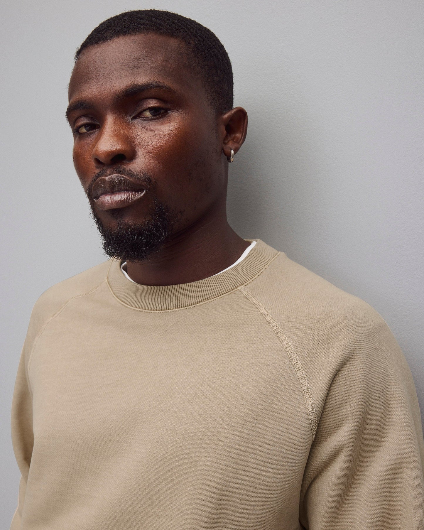 Midweight Terry Fadeaway Standard Crewneck