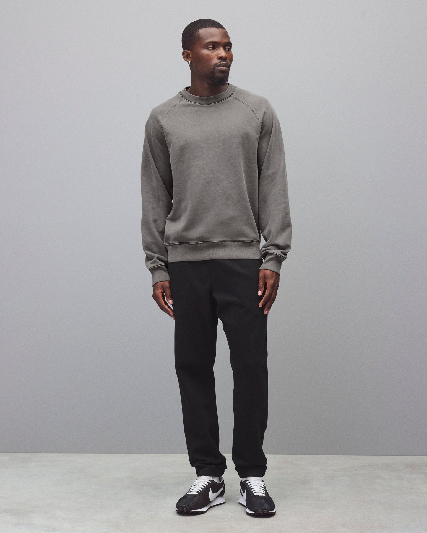 Midweight Terry Fadeaway Standard Crewneck