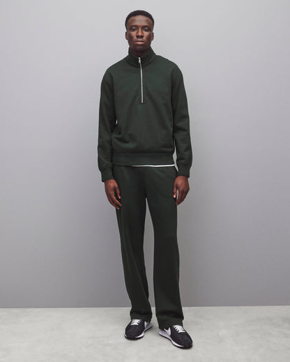 Midweight Terry Standard Half Zip Sweatshirt