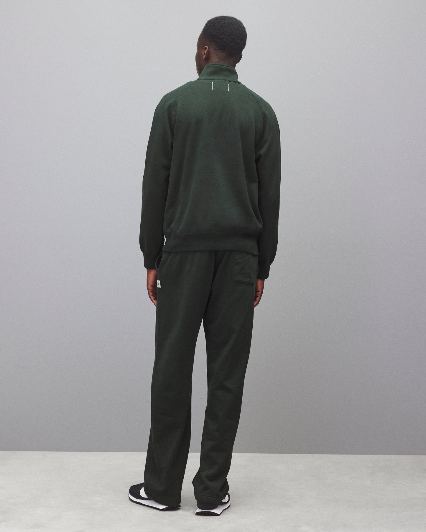 Midweight Terry Standard Half Zip Sweatshirt