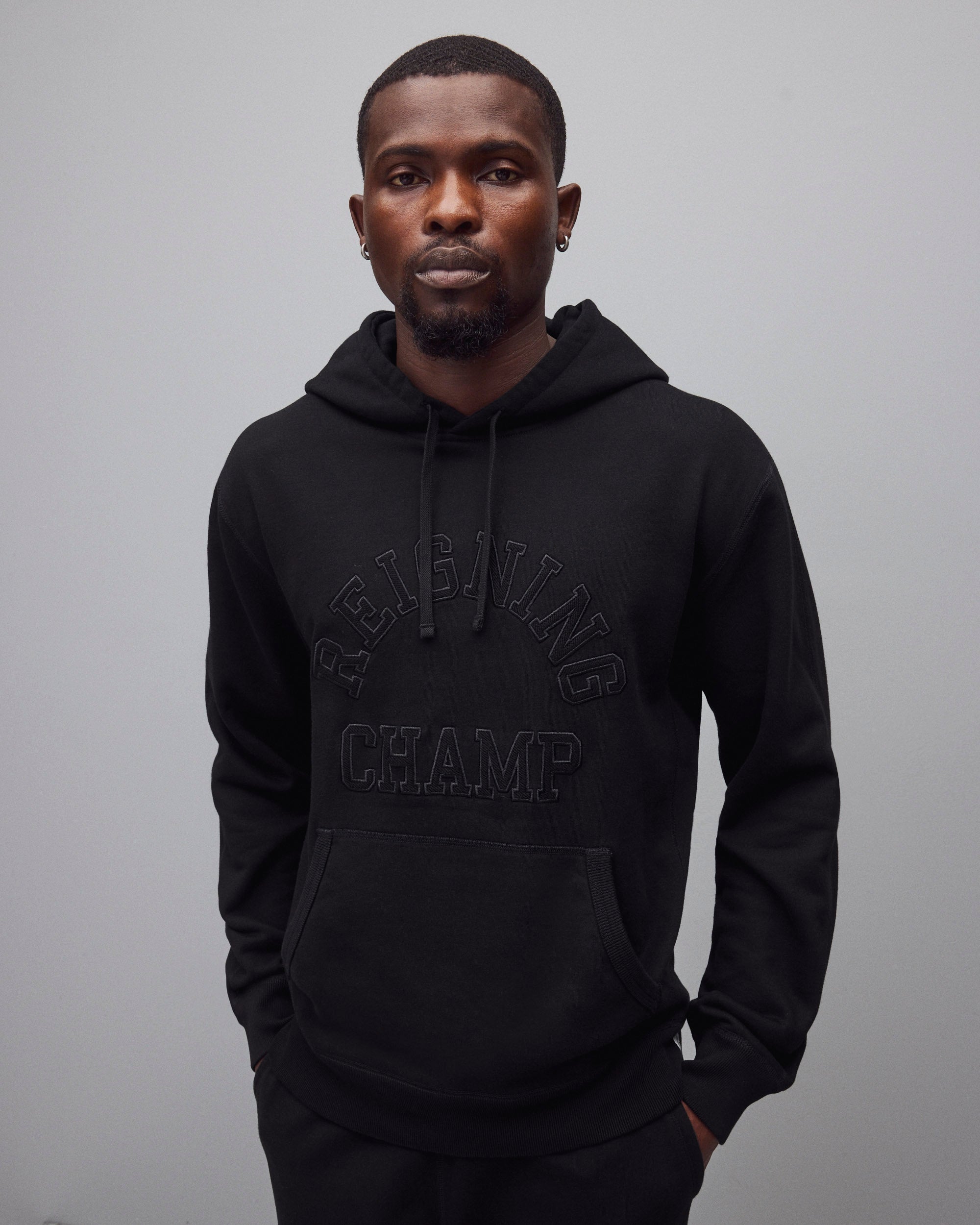 Midweight Terry Arch Logo Standard Hoodie | Reigning Champ