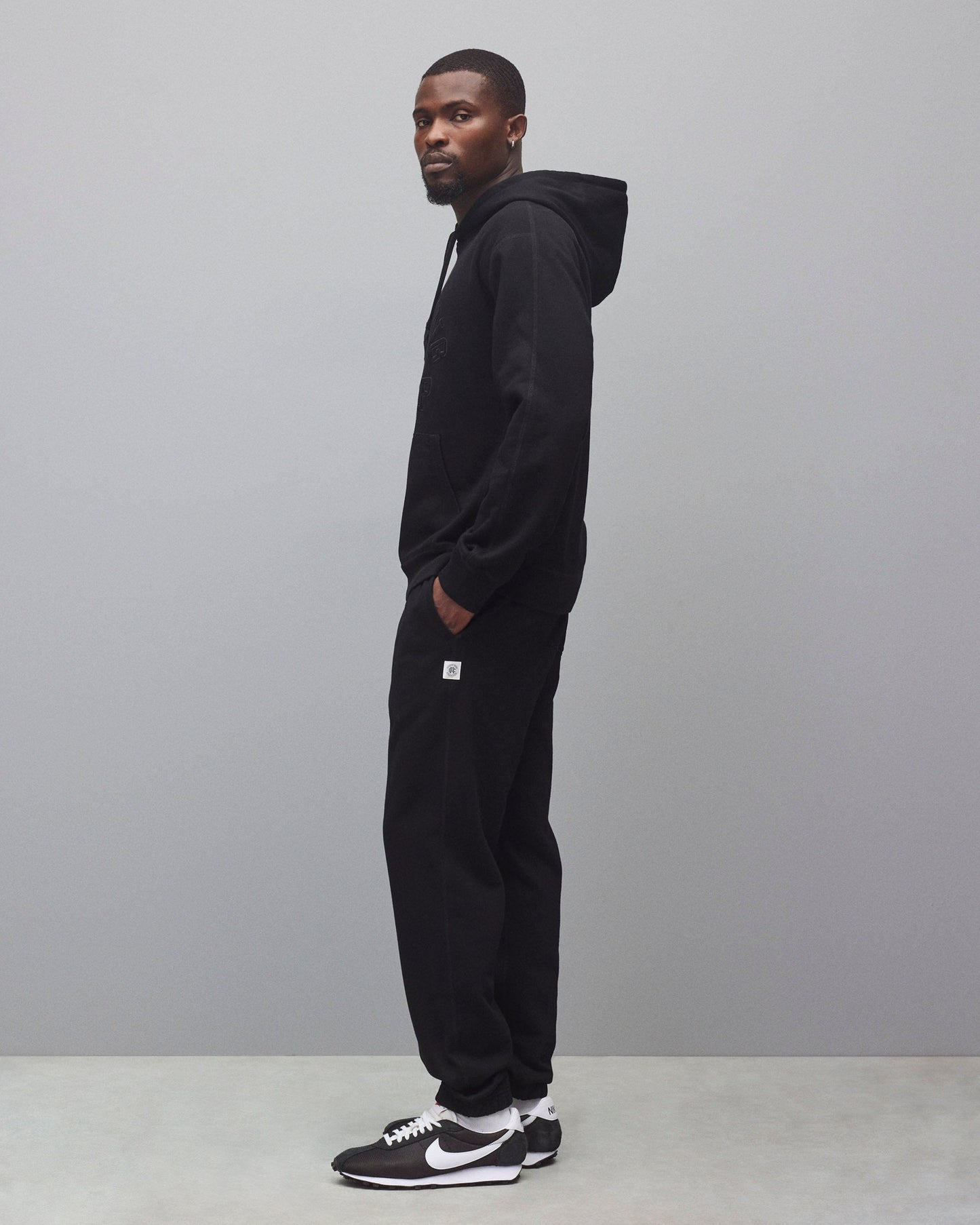 Midweight Terry Arch Logo Standard Hoodie